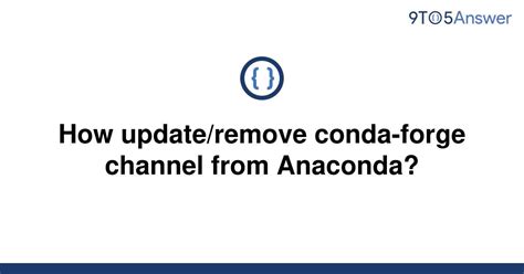 conda remove channel forge.